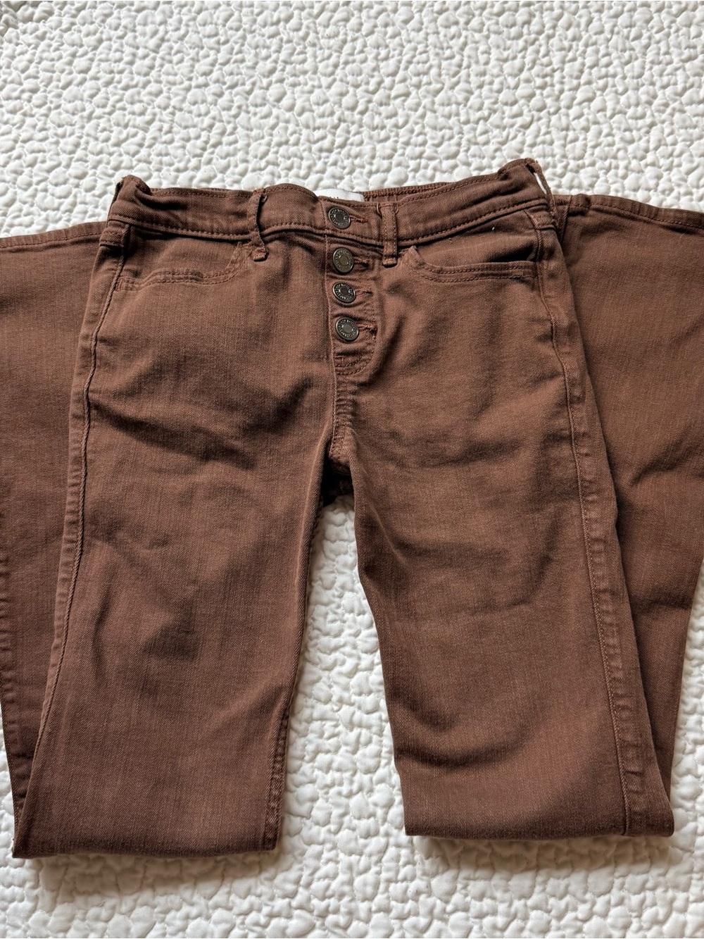 Abercrombie and Fitch Kids brown flare jeans